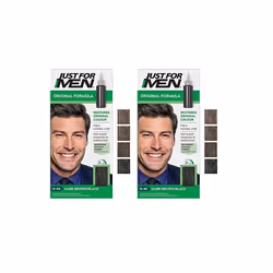 Just For Men Original Formula Dark Brown Black Hair Dye, Targets Only The Hairs, Restoring The Original Colour For a Natural ...