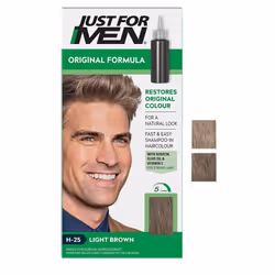 Just For Men Original Formula Light Brown Hair Dye, Targets Only The Grey Hairs, Restoring The Original Colour For a Natural ...