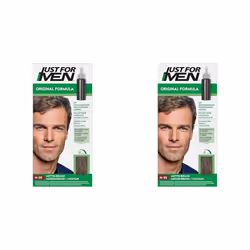 Just for men Original Formula Medium Brown Hair Dye, Restores Original Colour for a Natural Look â H35 (Pack of 2)