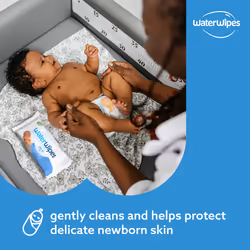 WaterWipes Baby Wipes 9x60 Pack Sensitive Newborn Biodegradable Unscented, 99.9% water (540 Wet Wipes), White (Packaging may vary)