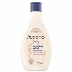 Aveeno Baby Soothing Relief Emollient Wash 250 ml (Packaging May Vary)