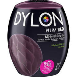 DYLON Washing Machine Fabric Dye Pod for Clothes & Soft Furnishings, 350g â Plum Red