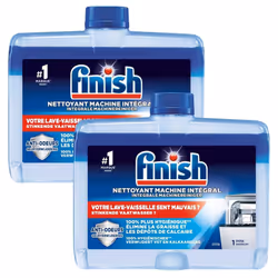 Finish Dishwasher Machine Cleaner | Original | 2 Washes (250ml x 2) |Deep Cleans and Helps to prolong life of your dishwasher