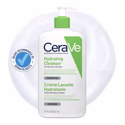 CeraVe Hydrating Cleanser, Face & Body, With 3 essential ceramides & hyaluronic acid, Fragrance & soap free, For normal to dr ...