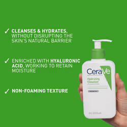 CeraVe Travel Size Hydrating Cleanser for Normal to Dry Skin 88ml