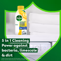 Dettol Antibacterial Washing Machine Cleaner Citrus 250ml (Pack of 2)