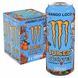 Monster Energy Drink Mango Loco 4 x 500 ml