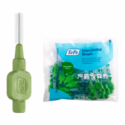 TePe Interdental Brush, Original, Green, 0.8mm/ISO 5, 20pcs, efficient Cleaning Between Teeth, Plaque Remover and Dental flos ...