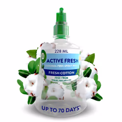 Air Wick Aerosol-Free Automatic Air Freshener Spray Refill, Cotton, Pack 1 x Odour Neutraliser, Lasts Up to 70 Days, Air fres ...