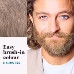 Just For Men Moustache & Beard Blonde Dye, Eliminates Grey For a Thicker & Fuller Look With An Applicator Brush Included â M10 (Pack of 2)