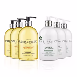 Baylis & Harding Signature Hand Wash Bundle: x Sweet Mandarin & Grapefruit 500ml and x Jasmine & Apple Blossom 500ml (6 bottl ...