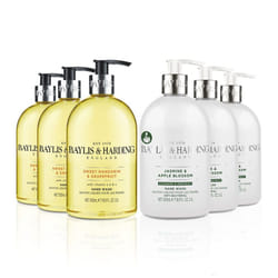 Baylis & Harding Signature Hand Wash Bundle: x Sweet Mandarin & Grapefruit 500ml and x Jasmine & Apple Blossom 500ml (6 bottles) - Vegan Friendly