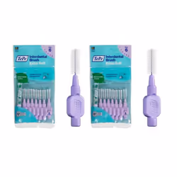 TePe Interdental Brush, Extra Soft, Purple, 1.1mm/ISO 6, 8pcs, Plaque Removal, Effective Cleaning Teeth, Dental flosser for L ...