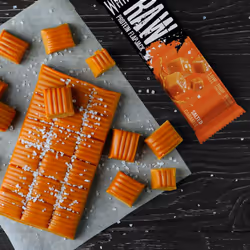 Warrior Raw Protein Flapjacks â 12 Bars x 75g Each â Packed with 20g of Protein â Low Sugar, High in Fibre (Salted Caramel)