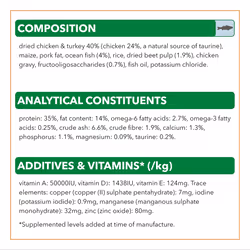 IAMS Complete Dry Cat Food for Adult 1+ Cats with Ocean Fish 800 g (Pack of 2)