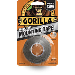 Gorilla Heavy Duty Mounting Tape Black 1.5m