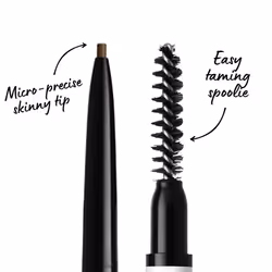 Nyx Professional Makeup Micro Brow PenCil, Shade Ash Brown & The Brow Glue Instant Brow Styler Clear Bundle