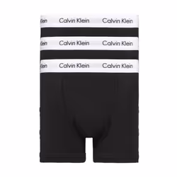 Calvin Klein - Mens Underwear - Calvin Klein Trunks - Mens Briefs - Mens Underwear Trunks - Signature Waistband Elastic - 3 P ...