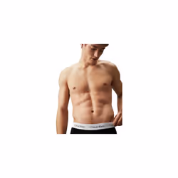 Calvin Klein Men's Trunk 3pk Trunk, Black/White/Grey Heather, XS