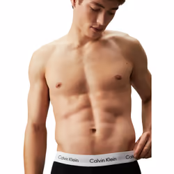 Calvin Klein Men's Trunk, Black/White/Grey Heather, S