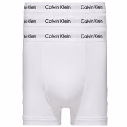 Calvin Klein Men's Trunk 3pk Trunk, White, XS