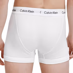 Calvin Klein Men's Trunk, White, L
