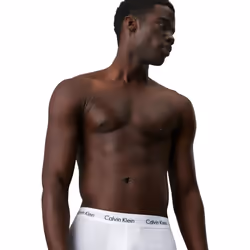 Calvin Klein Men's Low Rise Trunk 3pk 0000u2664g Boxers, Multicolour (White/ B&w Stripe/ Black), M