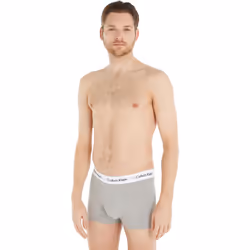 Calvin Klein Men's Low Rise Trunk 3pk 0000u2664g Boxer Briefs, Grey (Grey Heather), XL
