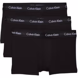 Calvin Klein Men's Low Rise Trunk 3pk 0000u2664g Boxers, Black (Black W. Black Wb), S