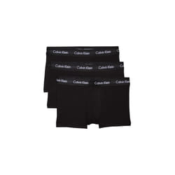 Calvin Klein Men's Low Rise Trunk 3pk 0000u2664g Boxers, Black (Black W. Black Wb), L