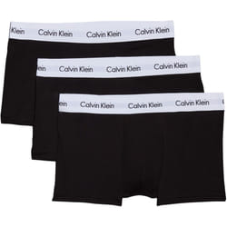 Calvin Klein Men's Low Rise Trunk 3pk 0000u2664g Boxers, Black (Black), L