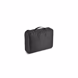 Amazon Basics Packing Cubes for Suitcases, Travel Organisers, Zipper, 4-Piece Set Bags, Medium, Black