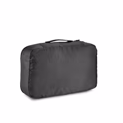 Amazon Basics Packing Cubes for Suitcases, Travel Organisers, Zipper, 4-Piece Set Bags, Small, Black