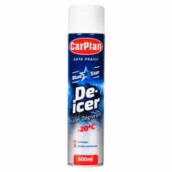 CarPlan, Blue Star De-Icer Aerosol, 500 ml (Pack of 1)