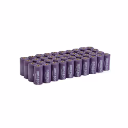 Amazon Basics Dog Poop/Waste Bags without Dispenser, Lavender, 600 Bags (40 Packs of 15 Bags)