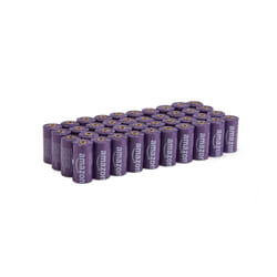 Amazon Basics Dog Poop/Waste Bags without Dispenser, Lavender, 600 Bags (40 Packs of 15 Bags)