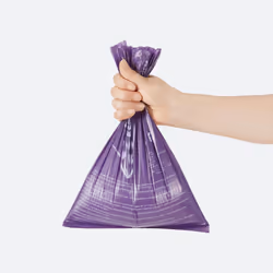 Amazon Basics Dog Poop/Waste Bags without Dispenser, Lavender, 300 Bags (20 Packs of 15 Bags)