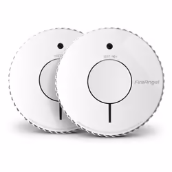 FireAngel Optical Smoke Alarm 2-Pack - FA6620 10-Year Battery Smoke Alarms Home with FireAngel ST-622/ST-620 - Early Smoke De ...
