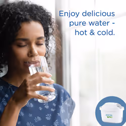 BRITA Marella Water Filter Jug Graphite (2.4L) Starter Pack incl. 3x MAXTRA PRO with digital LTI and Flip-Lid - now in sustainable Smart Box packaging