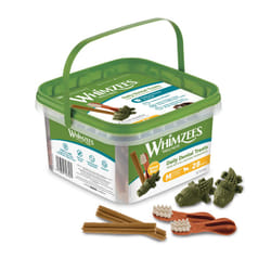WHIMZEES By Wellness Variety Box Dental, Mixed Shapes, Size M, 28 Pieces, Natural Free Dog Chews, Dog Dental Sticks for Medium Breeds, No Added Sugar