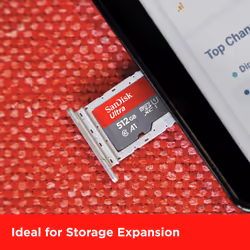 SanDisk 512GB Ultra microSDXC card + SD adapter, Memory card Full HD, up to For smartphones and Tablets, with A1 App Performance, UHS-I, Class 10, U1