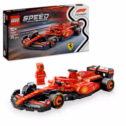 LEGO Speed Champions Ferrari SF-24 FRace Car Toy with a Collectible Formula Driver Kits for 10+ Year Old Boys & Girls or Adul ...