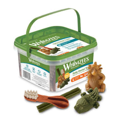 WHIMZEES By Wellness Variety Box Dental, Mixed Shapes, Size L, 14 Pieces, Natural Free Dog Chews, Dog Dental Sticks for Large Breeds, No Added Sugar