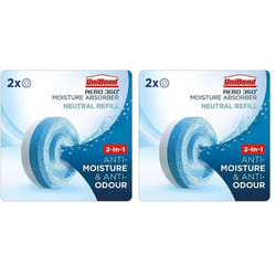 UniBond AERO Moisture Absorber Neutral Refill Tab, ultra-absorbent and odour-neutralising, for AERO Dehumidifier, Twin Pack (2 x 450g) (Pack of 2)