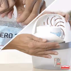 UniBond AERO Moisture Absorber Neutral Refill Tab, ultra-absorbent and odour-neutralising, for AERO Dehumidifier, Twin Pack (2 x 450g) (Pack of 2)