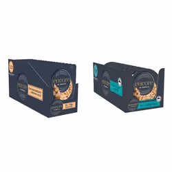 Encore Food Pouch Chicken & Brown Rice (16 x 70g Pouches) & 100% Natural Food Pot, Succulent Tuna with Pacific Crab in Broth  ...