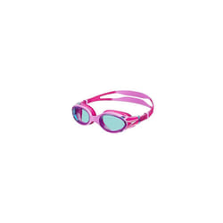 Speedo Junior Biofuse 2.0 Swimming Goggles | Patented Easy Adjustment | Anti-Fog | Anti-Leak | Enhanced Fit | Pink/Electric Pink/Blue, One Size