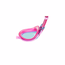 Speedo Junior Biofuse 2.0 Swimming Goggles | Patented Easy Adjustment | Anti-Fog | Anti-Leak | Enhanced Fit | Pink/Electric Pink/Blue, One Size