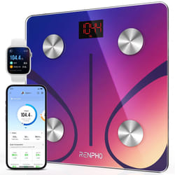 RENPHO Bathroom Scales, Digital Scales for Body Weight with High Precision Sensors, Bluetooth Scales Body Composition Monitors with App, Elis 1