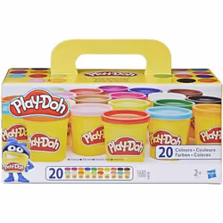 Play-Doh Super Colour Pack, Non-Toxic Modelling Compound Set with 20 Colours for Toddlers, Creative Toys for 2+ Year Old Kids ...